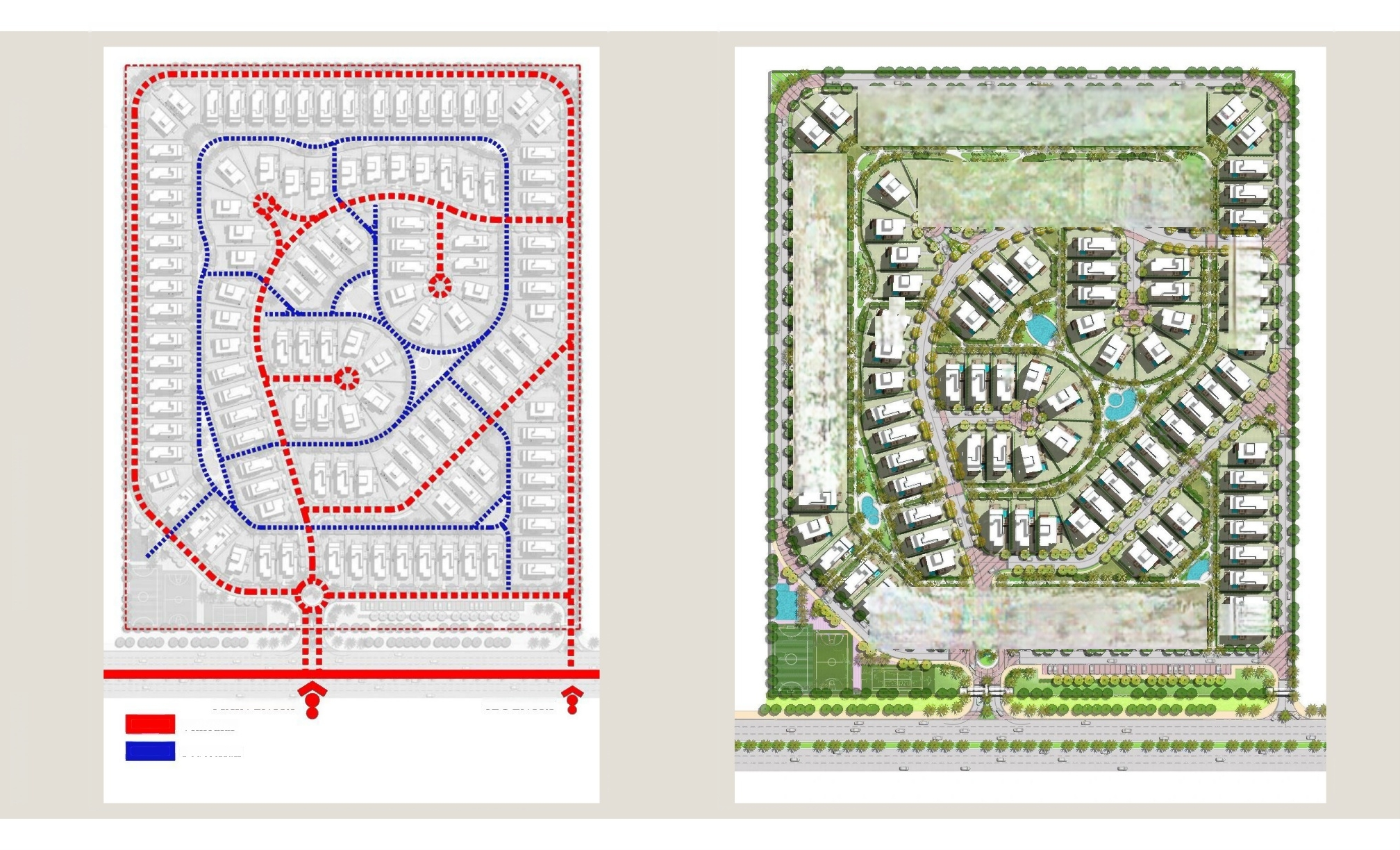 Plotted Community Masterplan Layout
